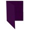 Gold Seal 2 Pkt Plastic Extra Heavyweight Folders Portfolio, High Sheen Reflective Finish, Purple, 12PK 86314 - alternate 2